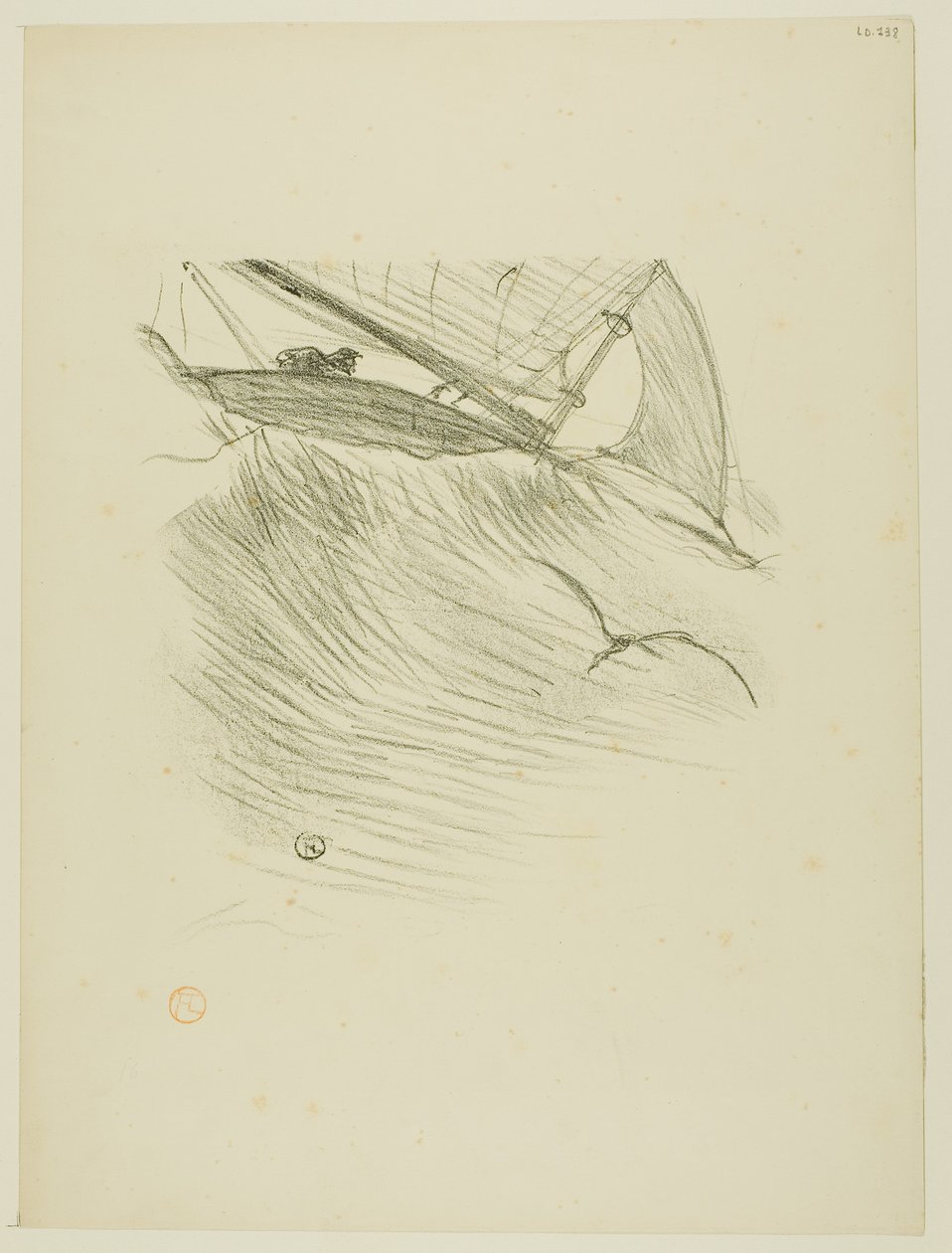 Havsvalerne, fra Melodier af Désiré Dihau af Henri de Toulouse-Lautrec