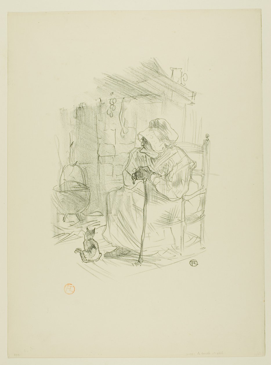 The Secret, fra Mélodies de Désiré Dihau af Henri de Toulouse-Lautrec