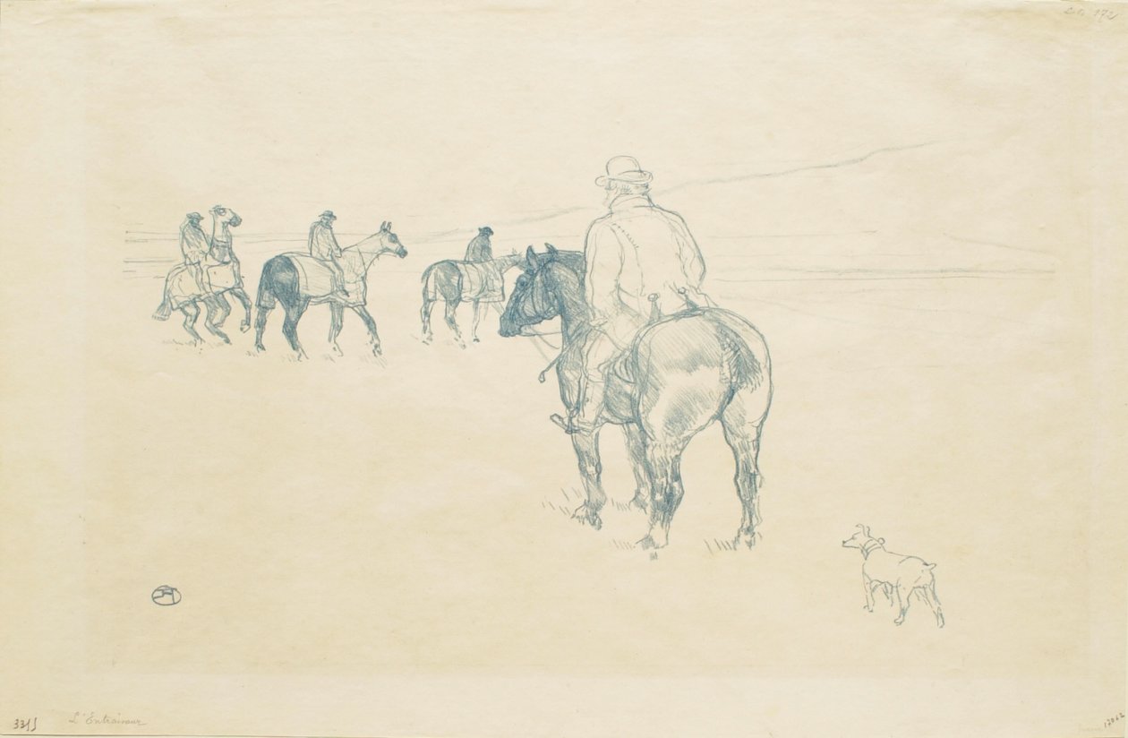 Træneren af Henri de Toulouse-Lautrec