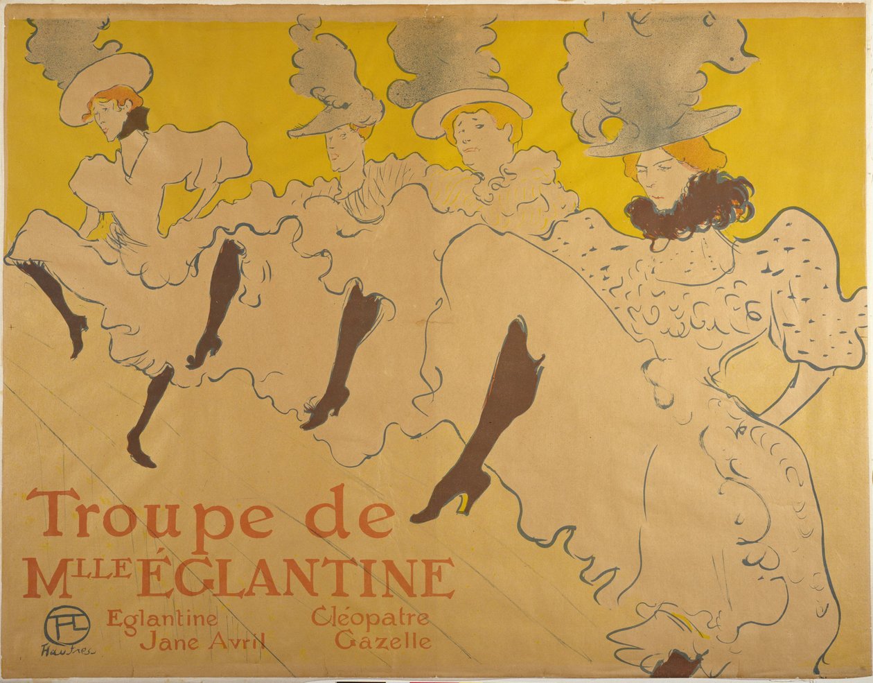 Mlle Églantines trup af Henri de Toulouse-Lautrec