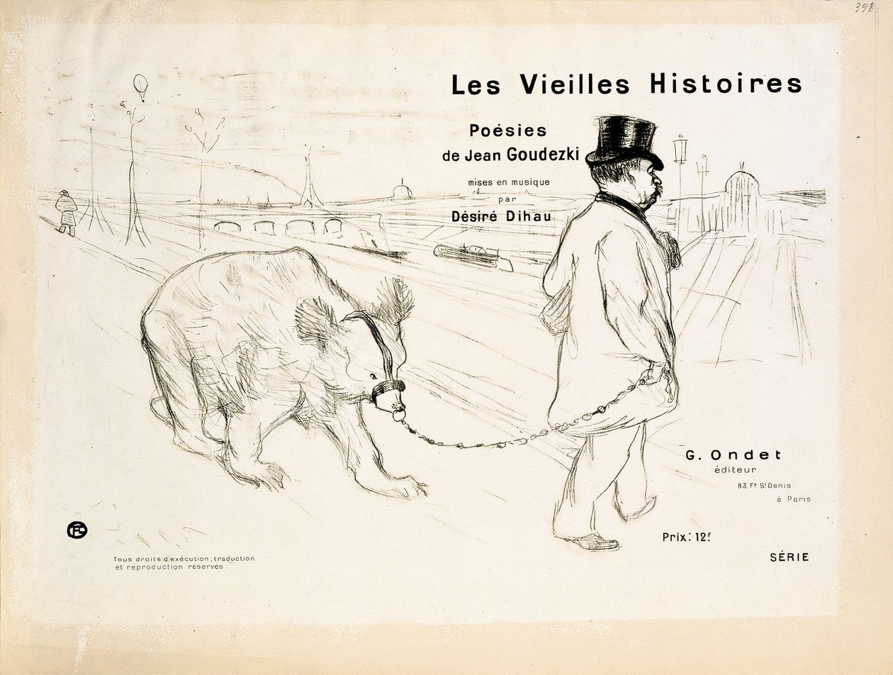 Omslag til »Les Vieilles Histoires« af Henri de Toulouse-Lautrec