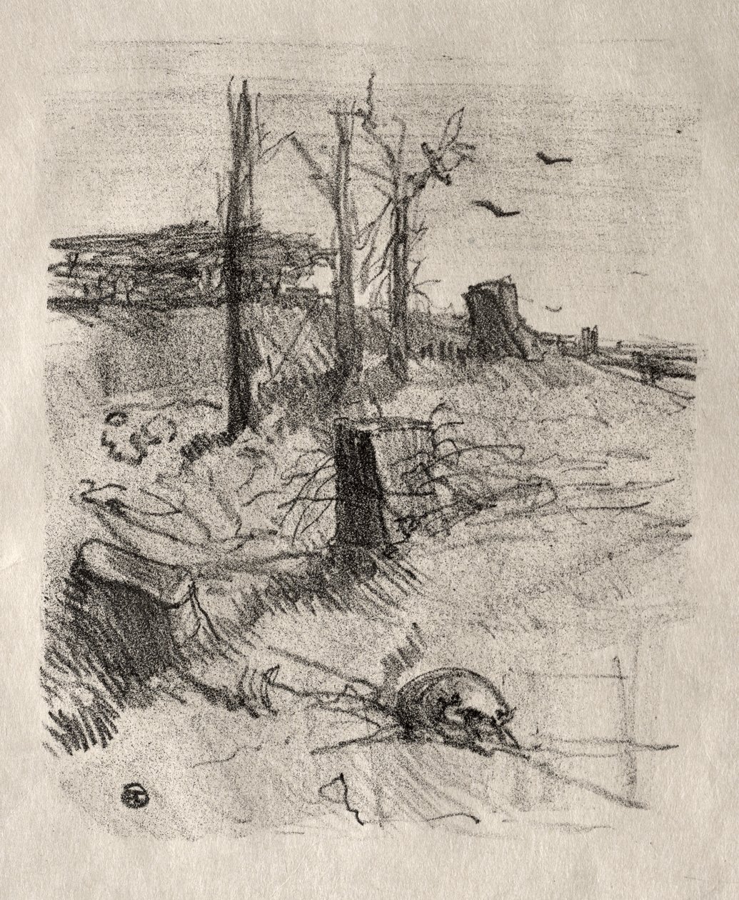 En kirkegård i Galicien af Henri de Toulouse-Lautrec