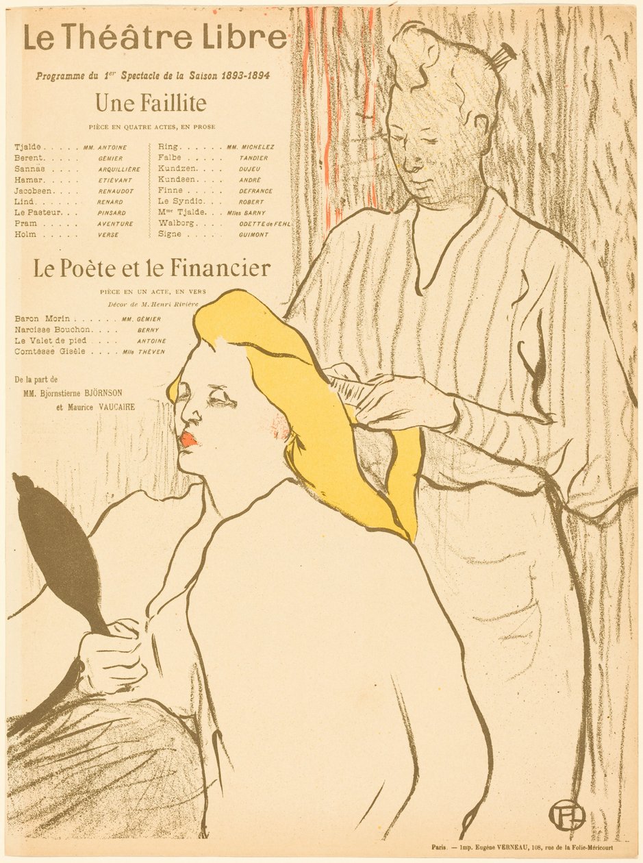 En konkurs; Digteren og finansmanden af Henri de Toulouse-Lautrec