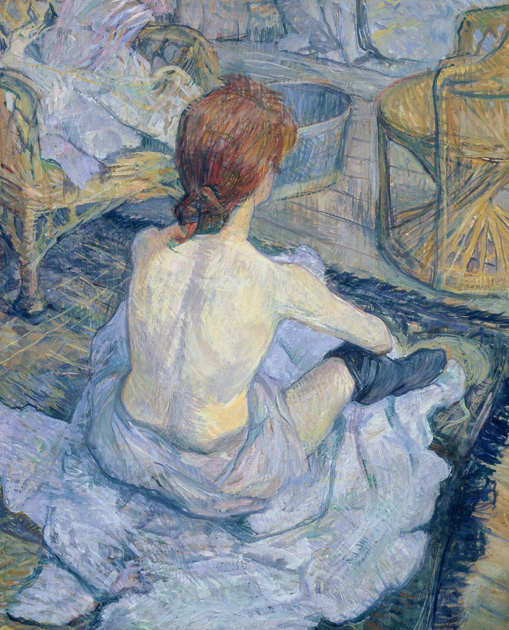 Kvinde ved sit toilet af Henri de Toulouse Lautrec