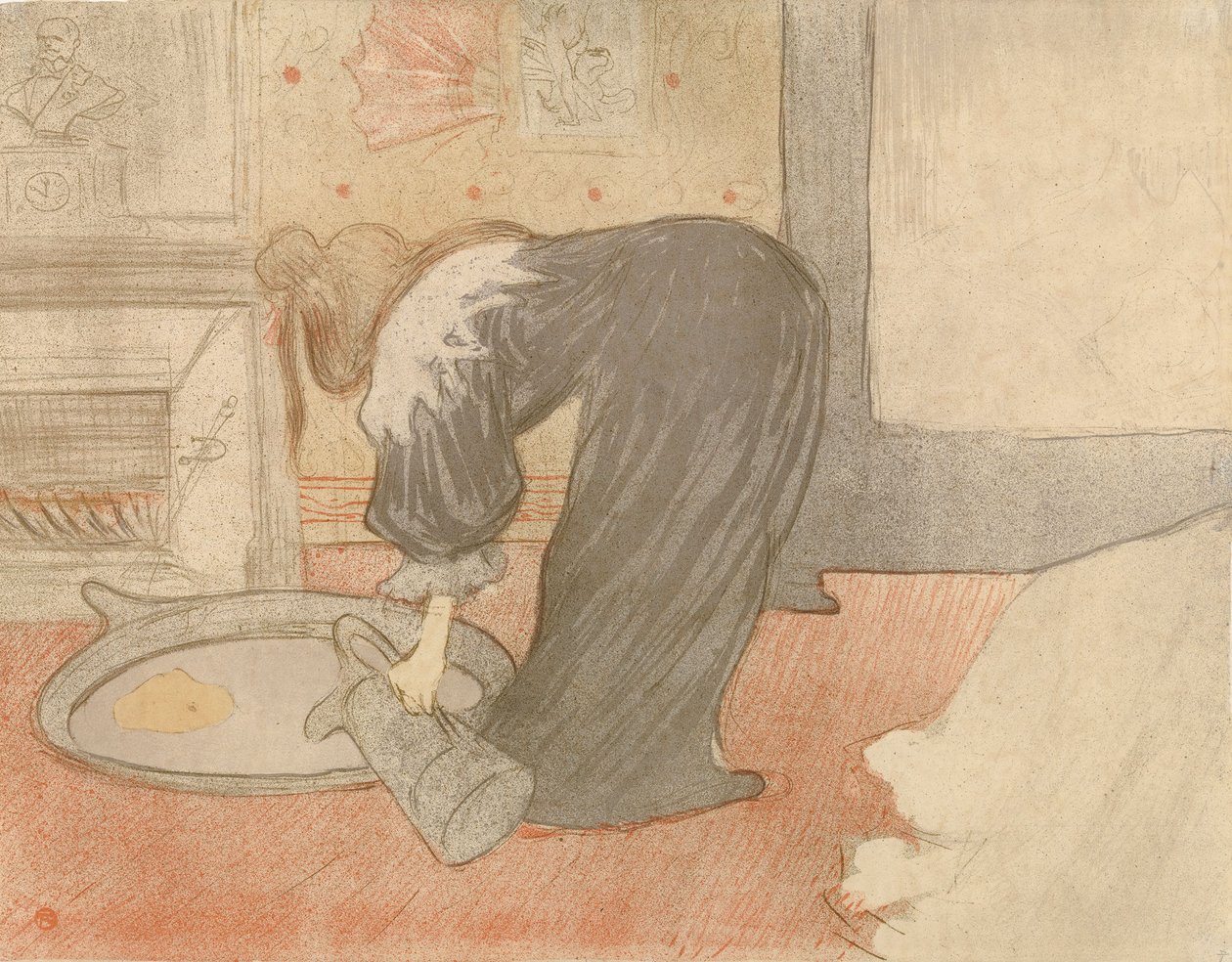 Kvinde ved baljen af Henri de Toulouse-Lautrec