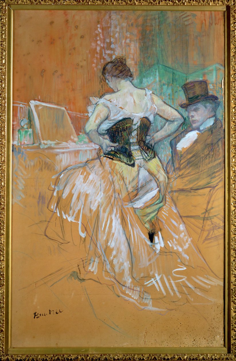 Kvinde i korset, et studie til Elles af Henri de Toulouse-Lautrec