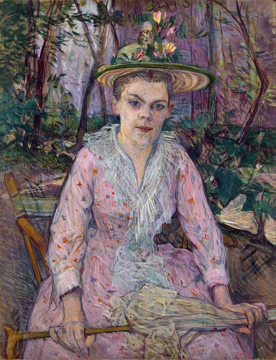 Kvinde med en paraply af Henri de Toulouse Lautrec