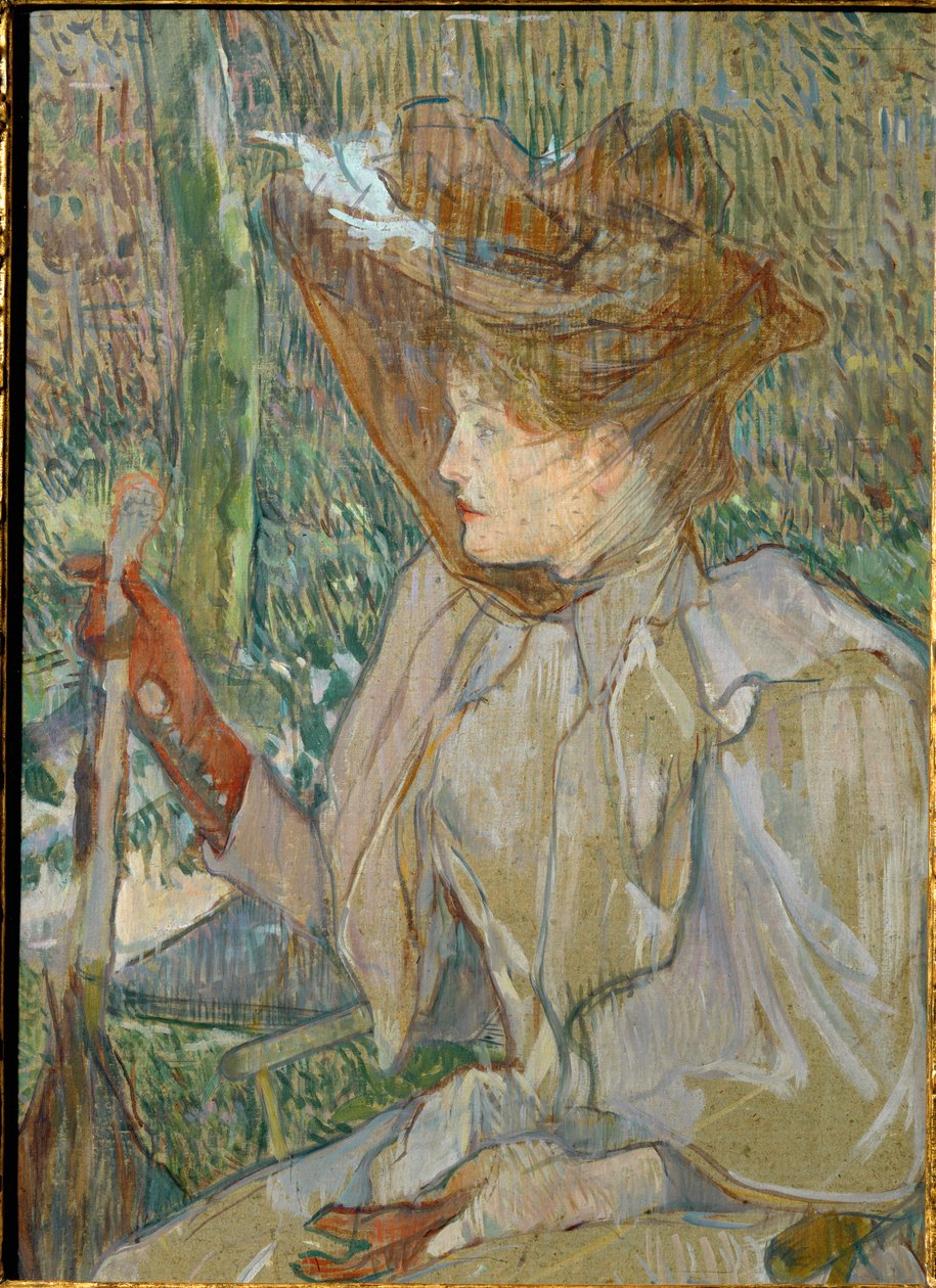 Kvinde med handsker af Henri de Toulouse-Lautrec