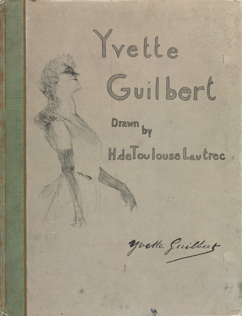 Yvette Guilbert-engelsk serie af Henri de Toulouse-Lautrec