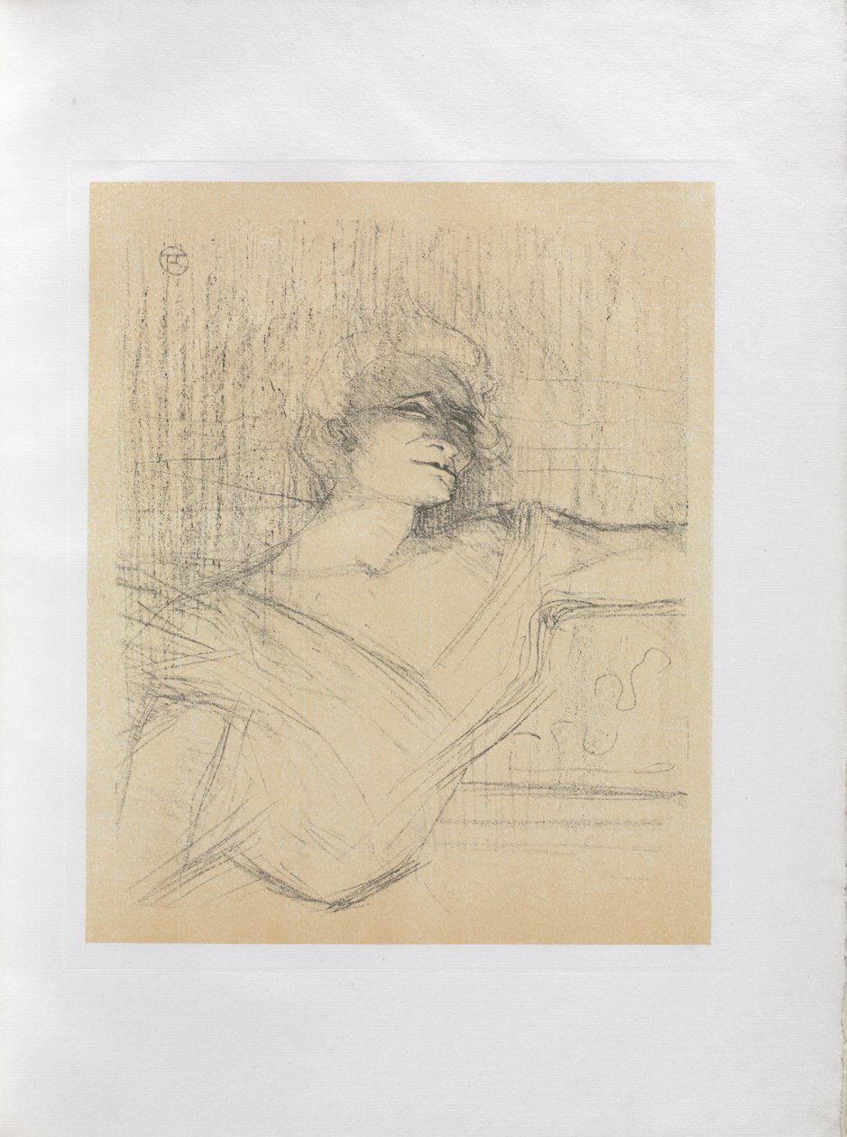 Yvette Guilbert-English Series: I limen af Henri de Toulouse-Lautrec