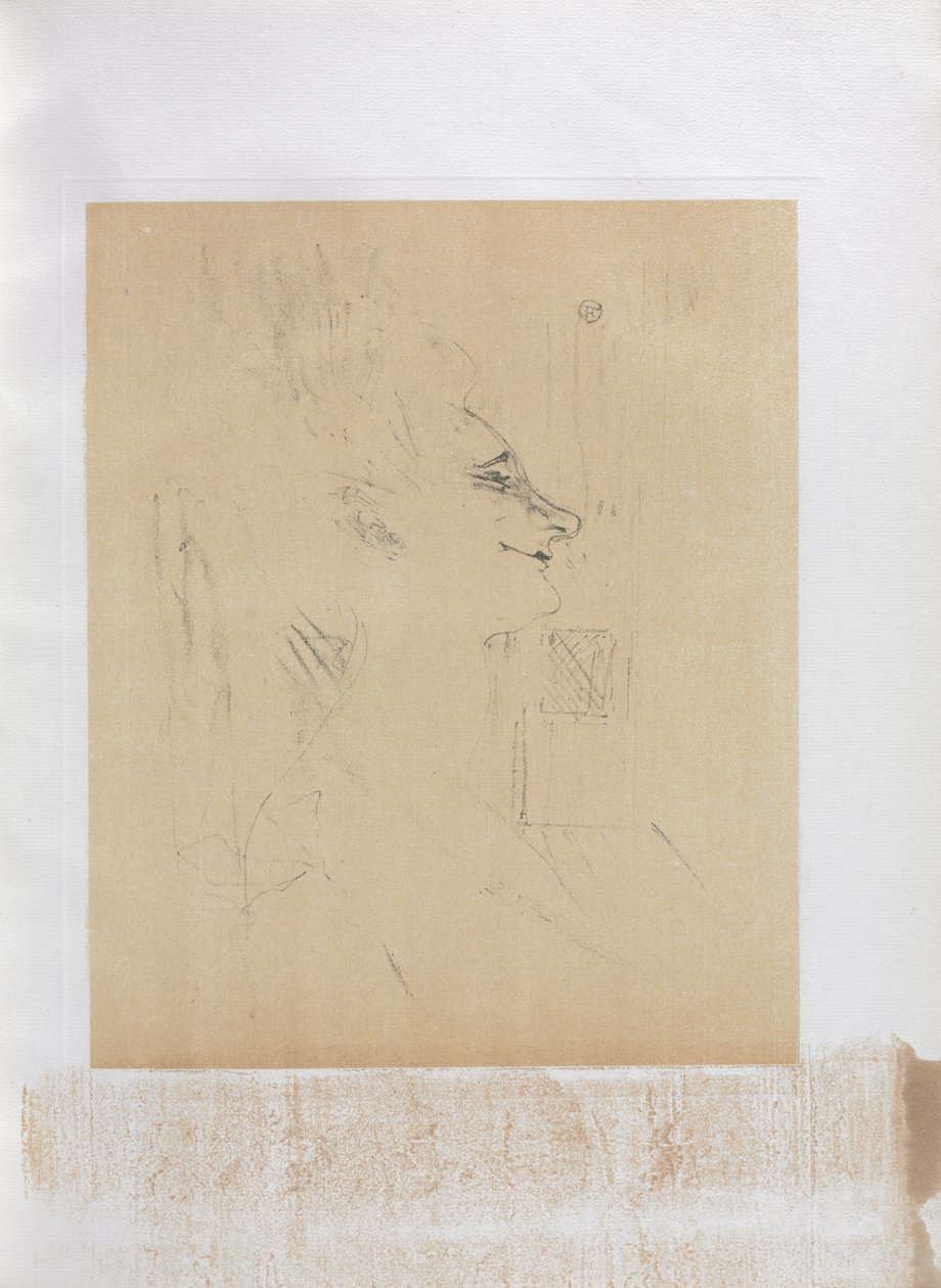 Yvette Guilbert-engelsk serie: Soularde af Henri de Toulouse-Lautrec