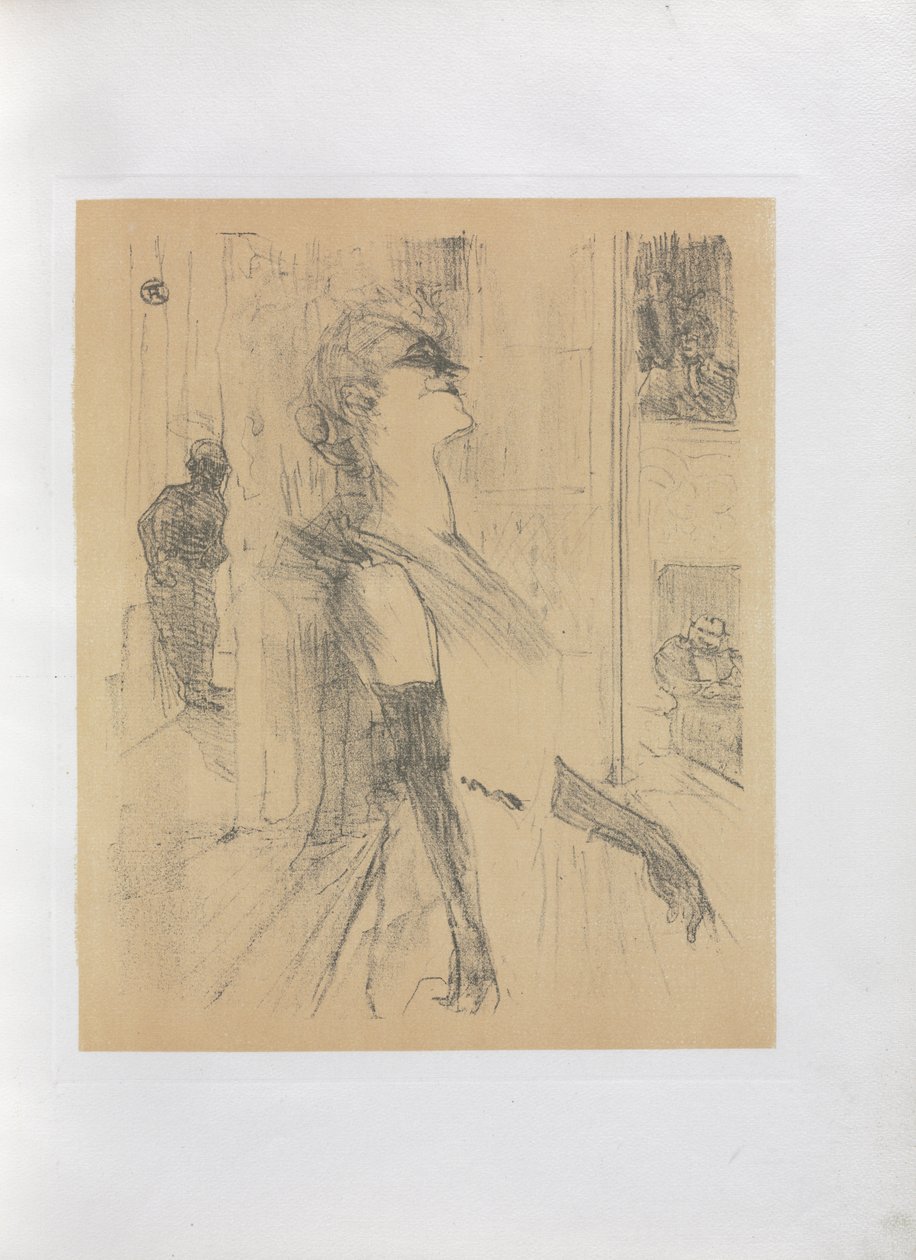 Yvette Guilbert-engelsk serie: På scenen af Henri de Toulouse-Lautrec