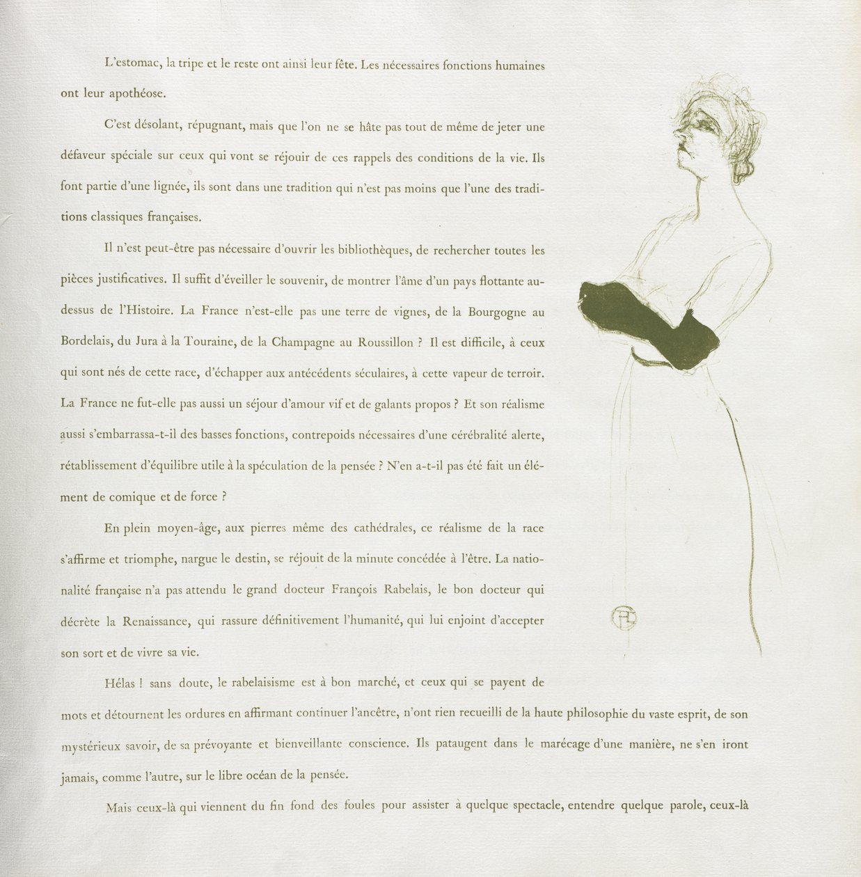 Yvette Guilbert-French Series: nr. 10 af Henri de Toulouse-Lautrec