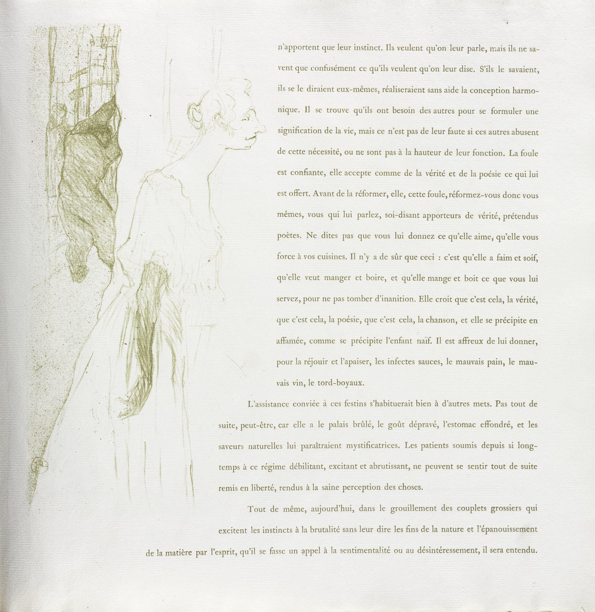 Yvette Guilbert-French Series: nr. 11 af Henri de Toulouse-Lautrec
