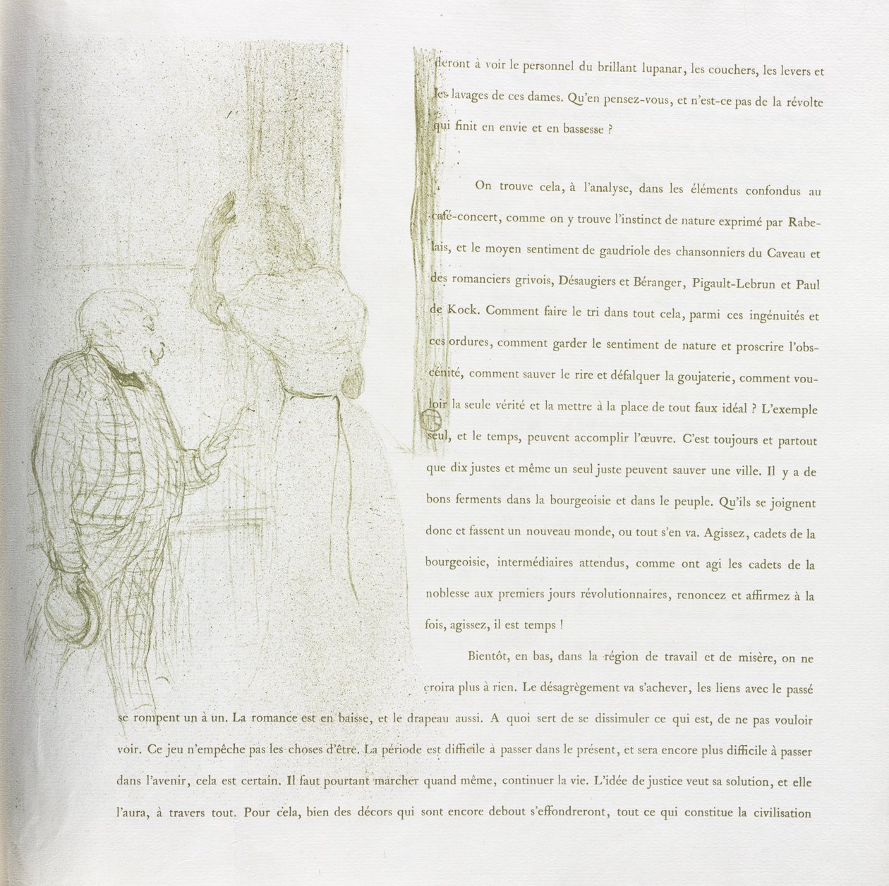 Yvette Guilbert-French Series: nr. 15 af Henri de Toulouse-Lautrec