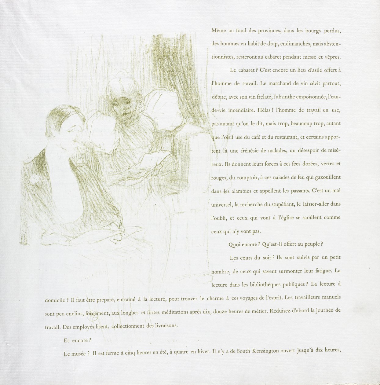 Yvette Guilbert-French Series: nr. 8 af Henri de Toulouse-Lautrec