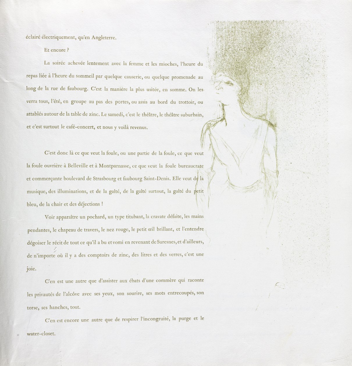 Yvette Guilbert-French Series: Nr. 9 af Henri de Toulouse-Lautrec