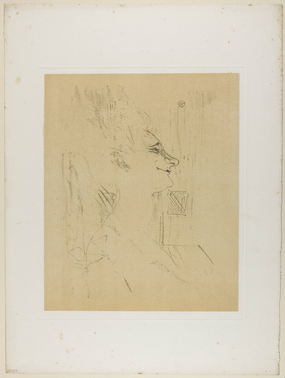 Yvette Guilbert—Soularde, fra Yvette Guilbert af Henri de Toulouse-Lautrec