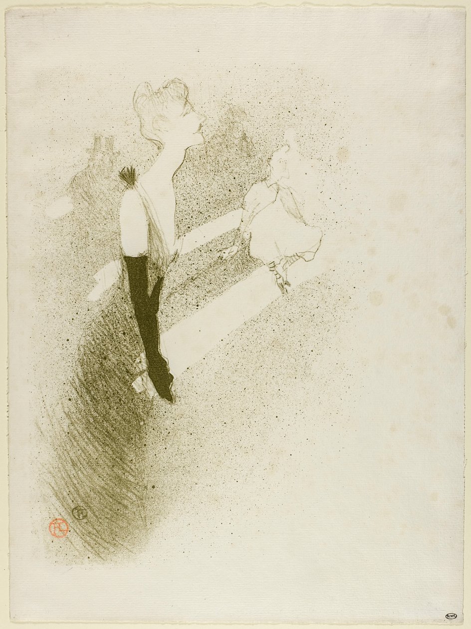 Yvette Guilbert af Henri de Toulouse-Lautrec