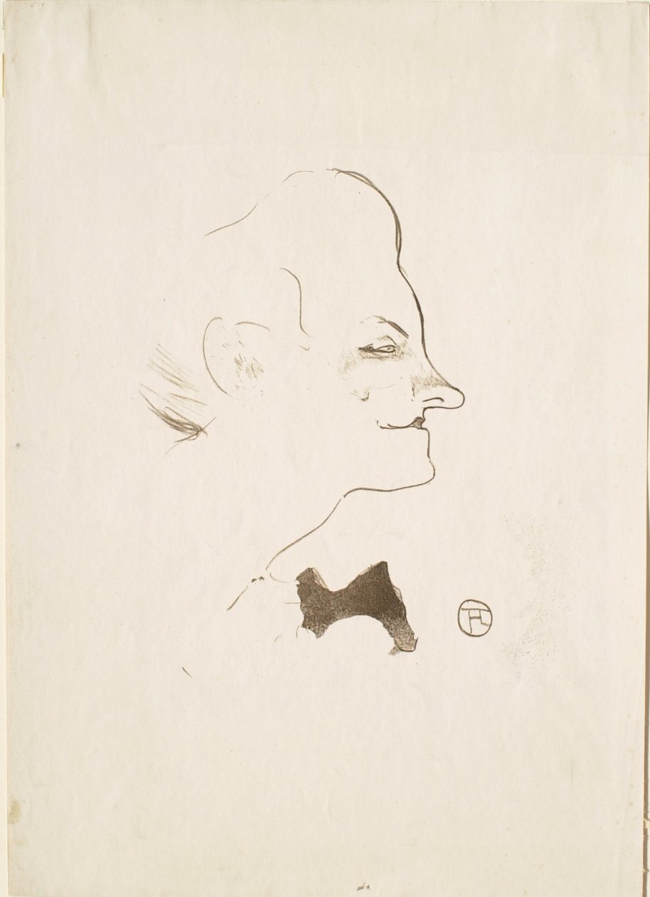 Yvette Guilbert af Henri de Toulouse-Lautrec