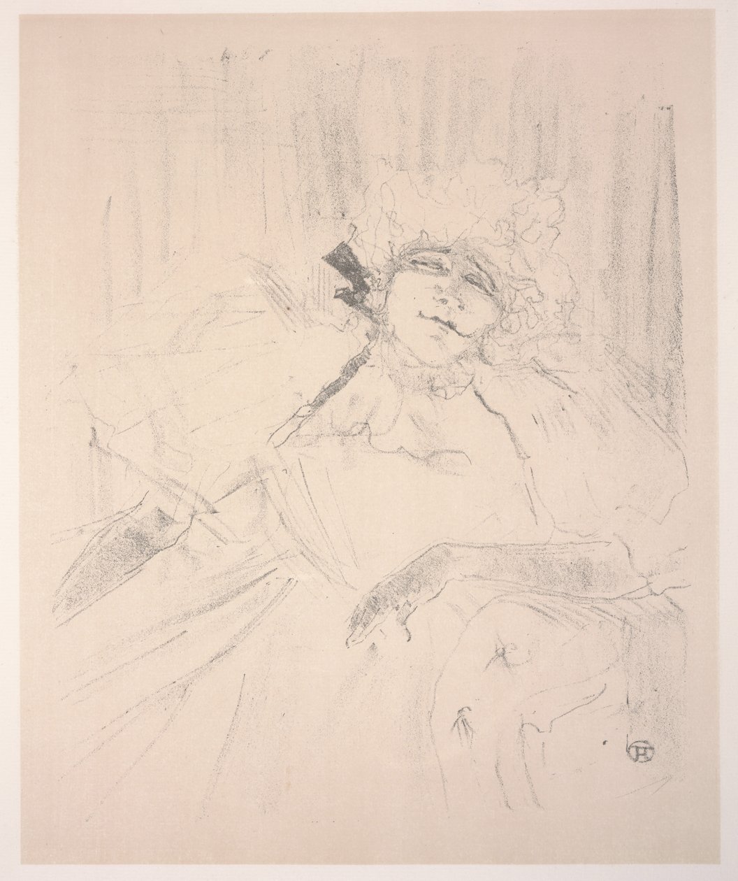 Yvette guilbert af Henri de Toulouse Lautrec
