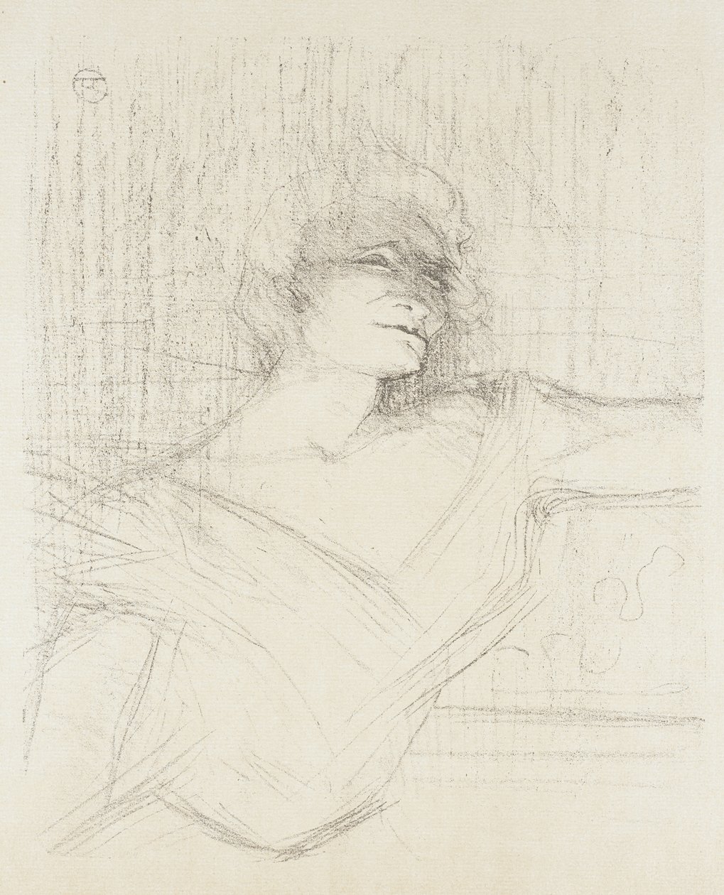 Yvette Guilbert, »Dans la Glu« af Henri de Toulouse-Lautrec