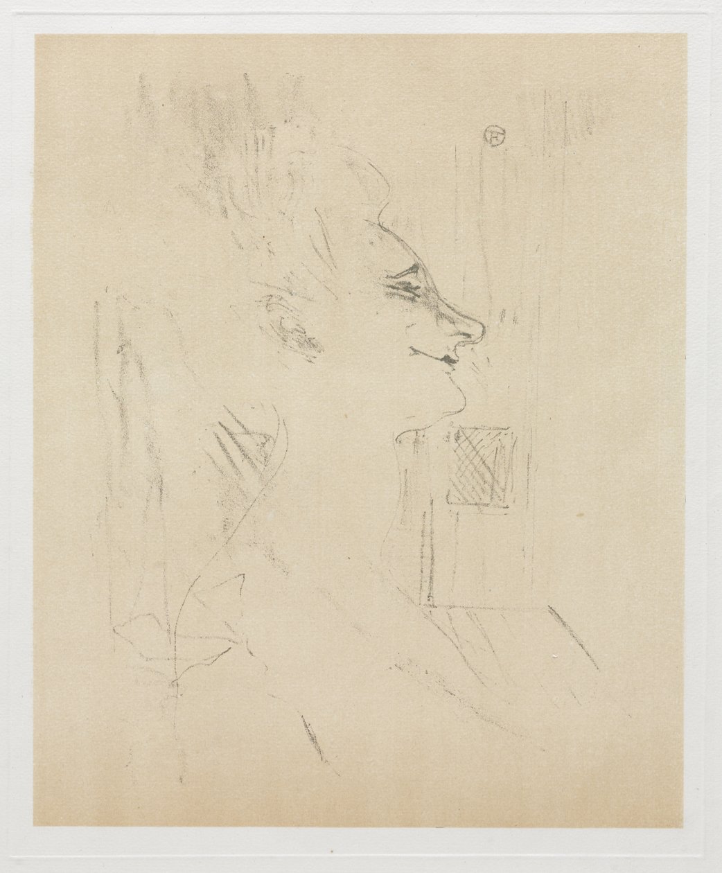 Yvette Guilbert beruset af Henri de Toulouse-Lautrec