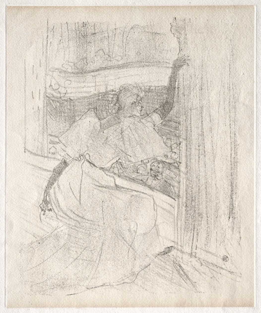 Yvette Guilbert: Hilser publikum af Henri de Toulouse-Lautrec