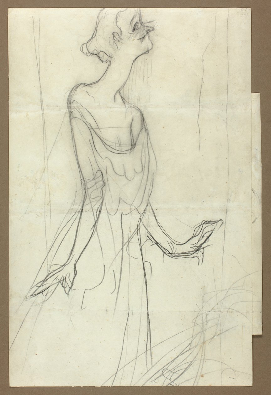 Yvette Guilbert synger af Henri de Toulouse-Lautrec
