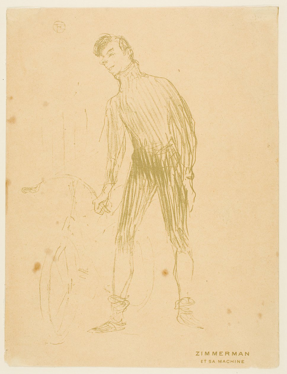 Zimmerman og hans maskine af Henri de Toulouse-Lautrec