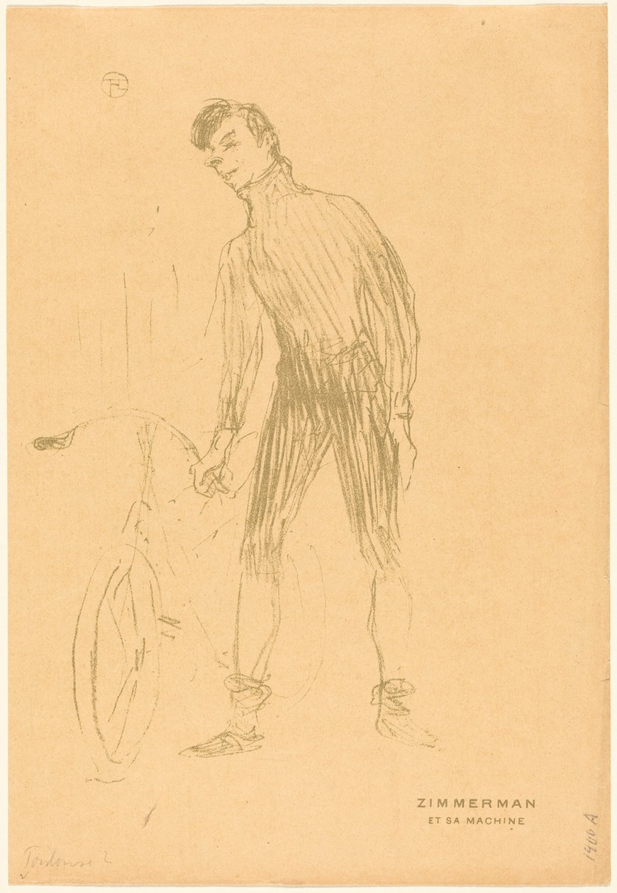 Zimmerman und seine Maschine af Henri de Toulouse-Lautrec