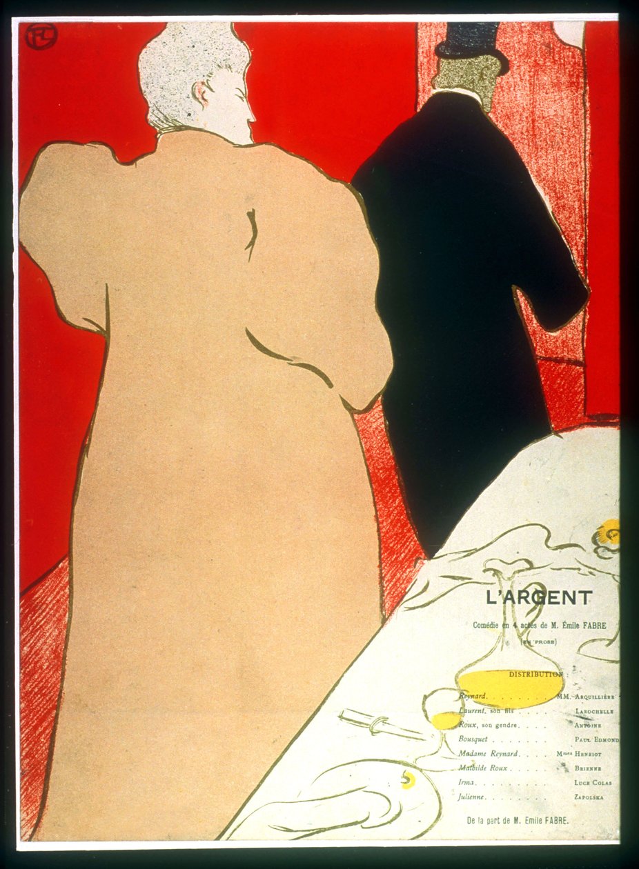 plakat af Toulouse-Lautrec for skuespil L