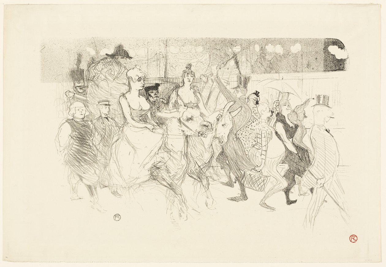En gallaaften i Moulin Rouge af Henri de Toulouse Lautrec