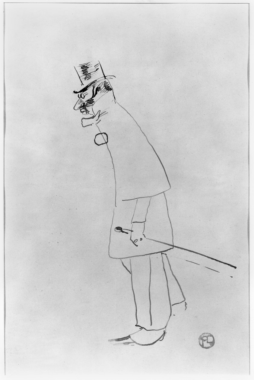En huslæge, Gabriel Tapie de Celeyran (1869-1930) 1894 af Henri de Toulouse Lautrec