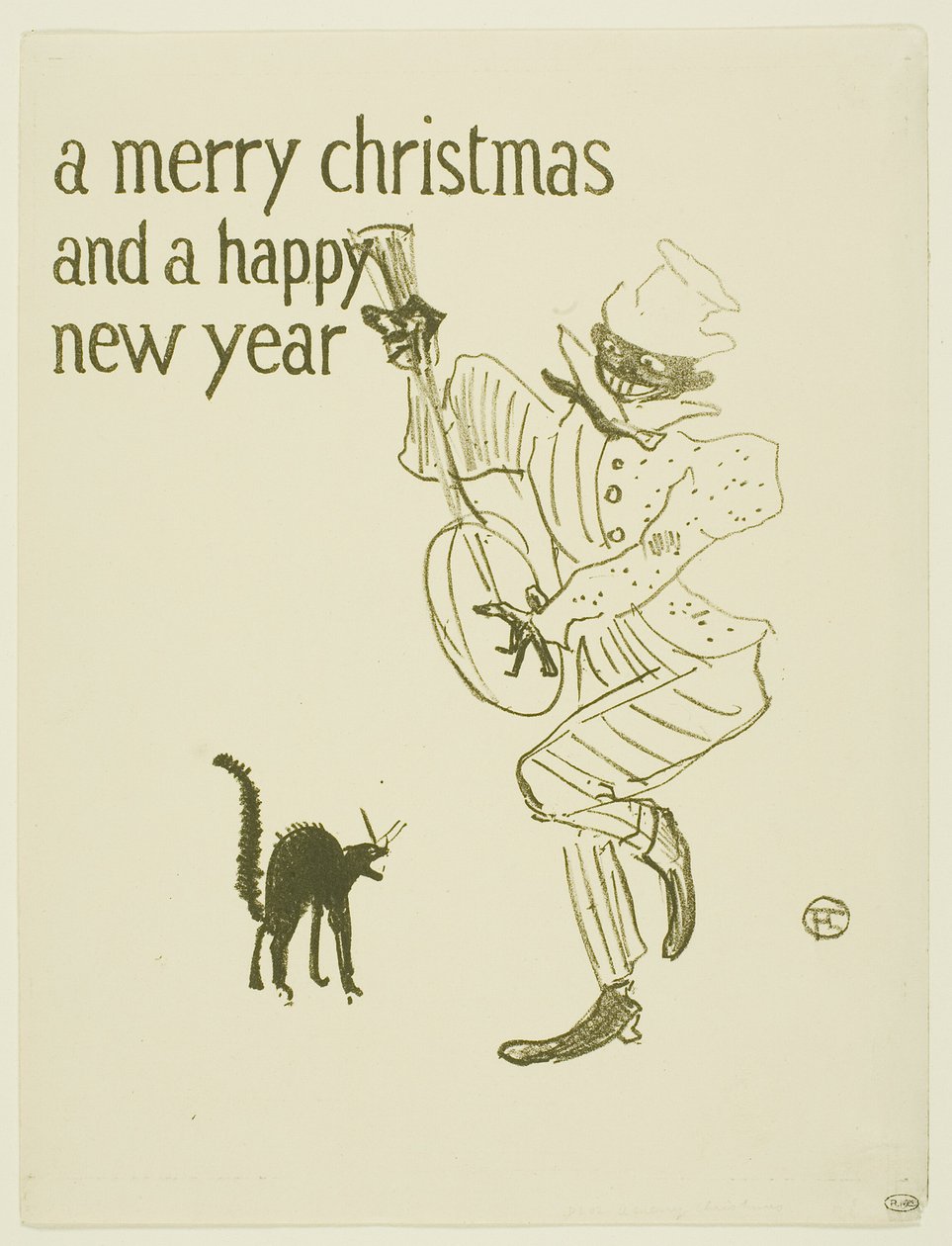 Glædelig jul af Henri de Toulouse Lautrec