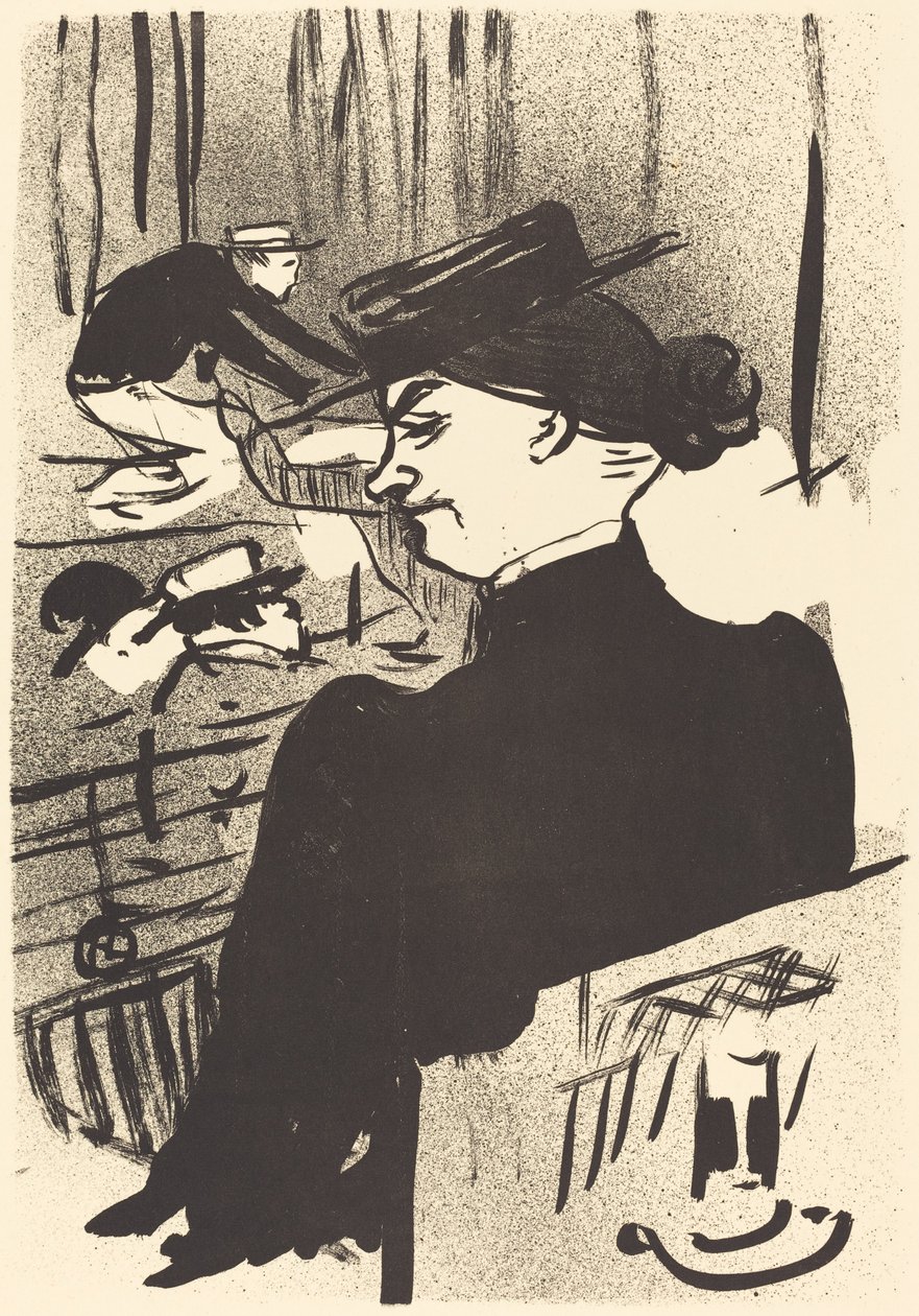 En tilskuer En tilskuer, 1893. af Henri de Toulouse Lautrec