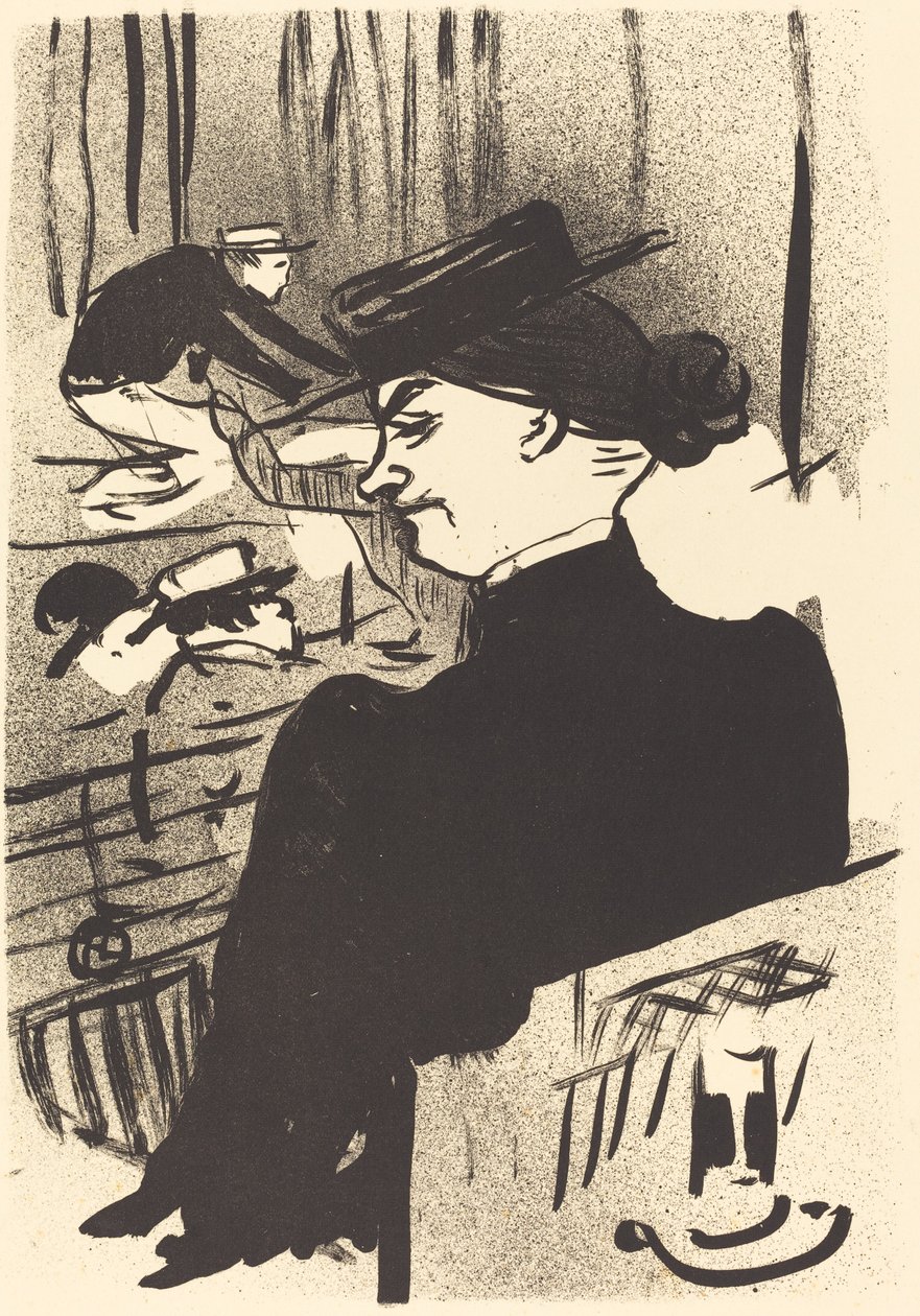 En tilskuer En tilskuer, 1893. af Henri de Toulouse Lautrec