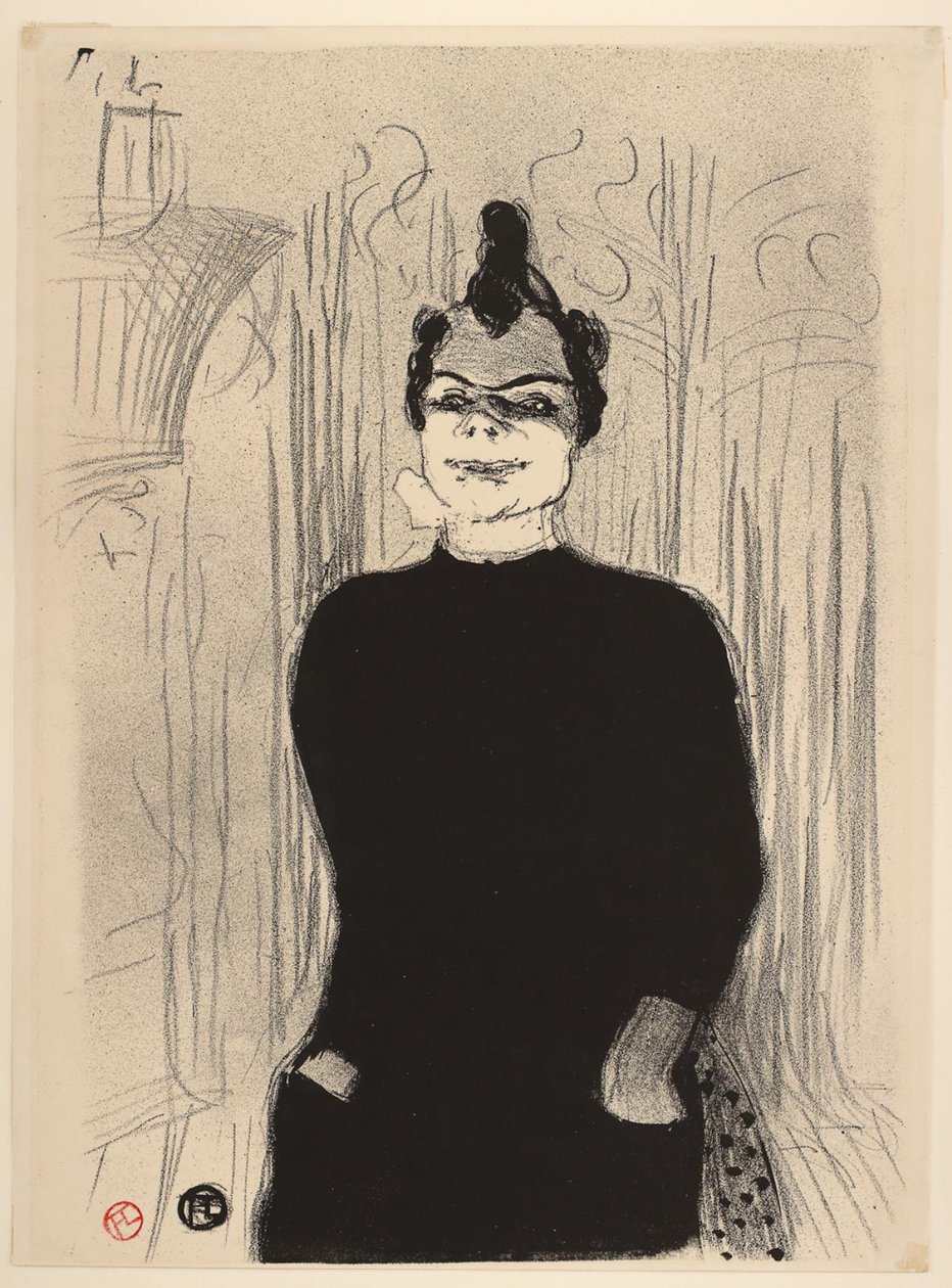 Hos La Gaieté Rochechouart, Nicolle af Henri de Toulouse Lautrec