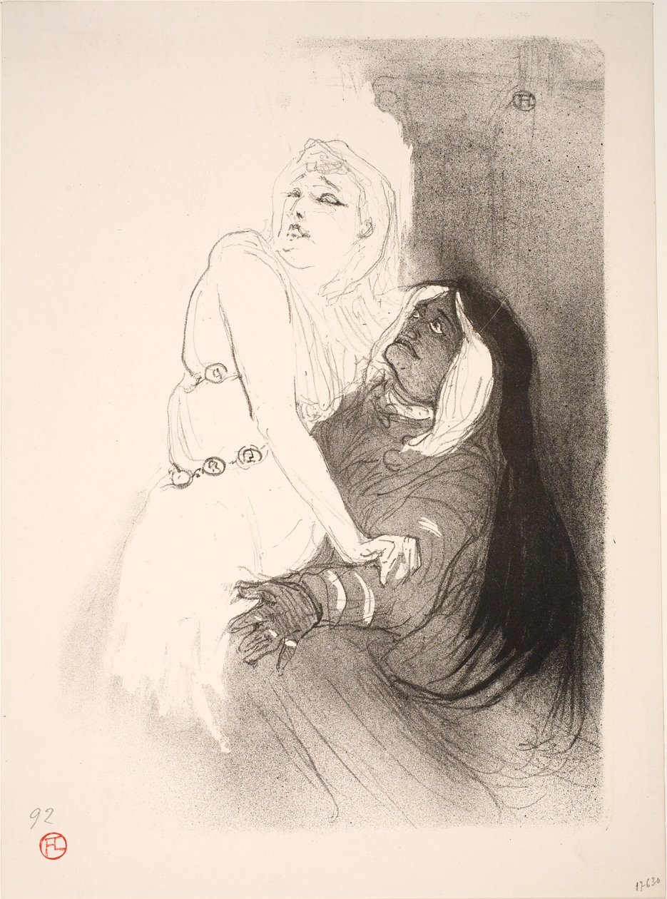 Under renæssancen, Sarah Bernhardt i Phèdre af Henri de Toulouse Lautrec