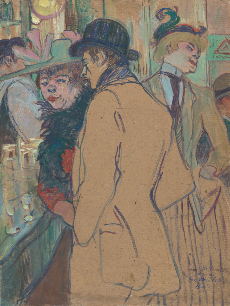 Alfred la Guigne, 1894. af Henri de Toulouse Lautrec