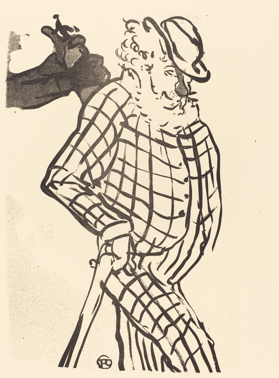 amerikansk sangerinde af Henri de Toulouse Lautrec