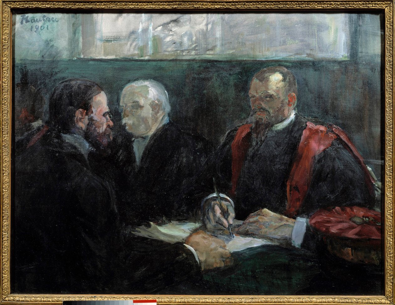 En eksamen ved det medicinske fakultet i Paris i 1901 Maleri af Henri de Toulouse Lautrec (1864-1901) 1901 Søn. 0,65x0,81 m Albi, musee Toulouse Lautrec af Henri de Toulouse Lautrec