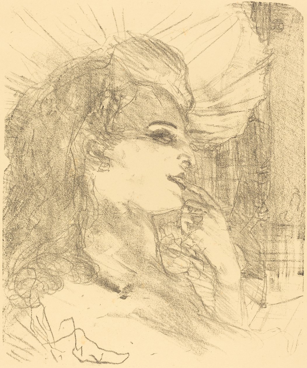Anna Held, 1896. af Henri de Toulouse Lautrec