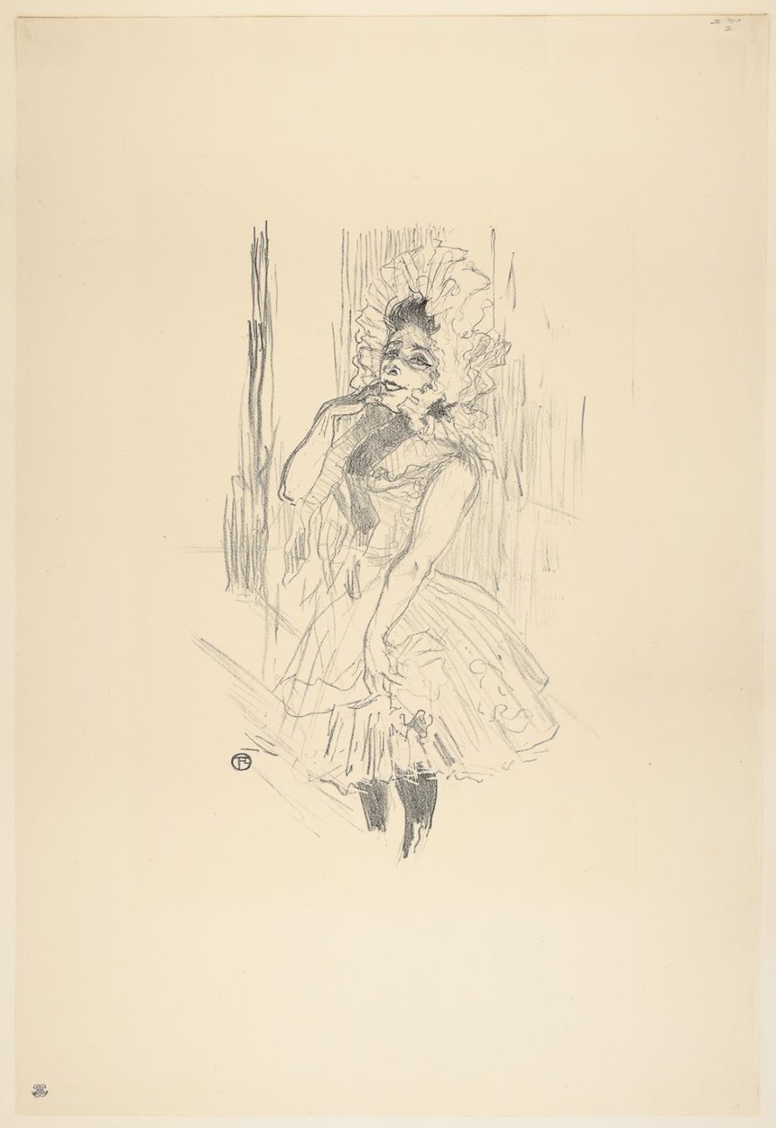 Anna Held, i Alle disse damer på teatret af Henri de Toulouse Lautrec