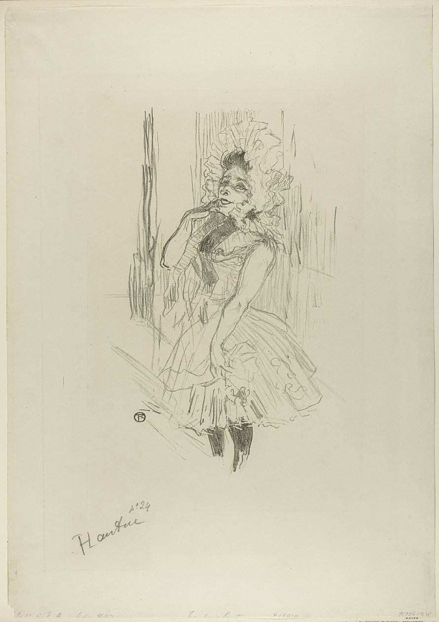 Anna Held, i Alle disse damer på teatret af Henri de Toulouse Lautrec