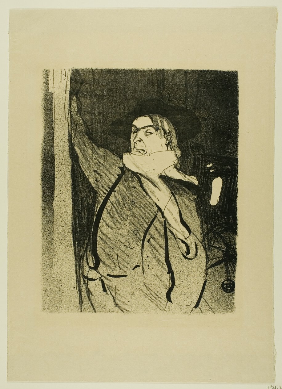 Aristide Bruant, fra Le Café-Concert af Henri de Toulouse Lautrec