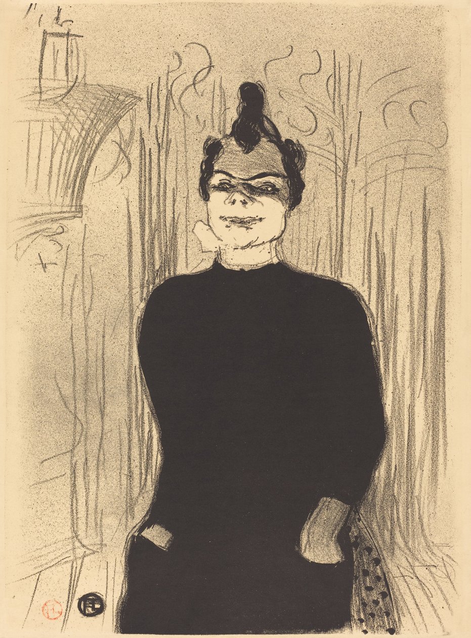 Hos La Gaiete Rochechouart: Nicolle Ved La Gaieté Rochechouart: Nicolle, 1893. af Henri de Toulouse Lautrec