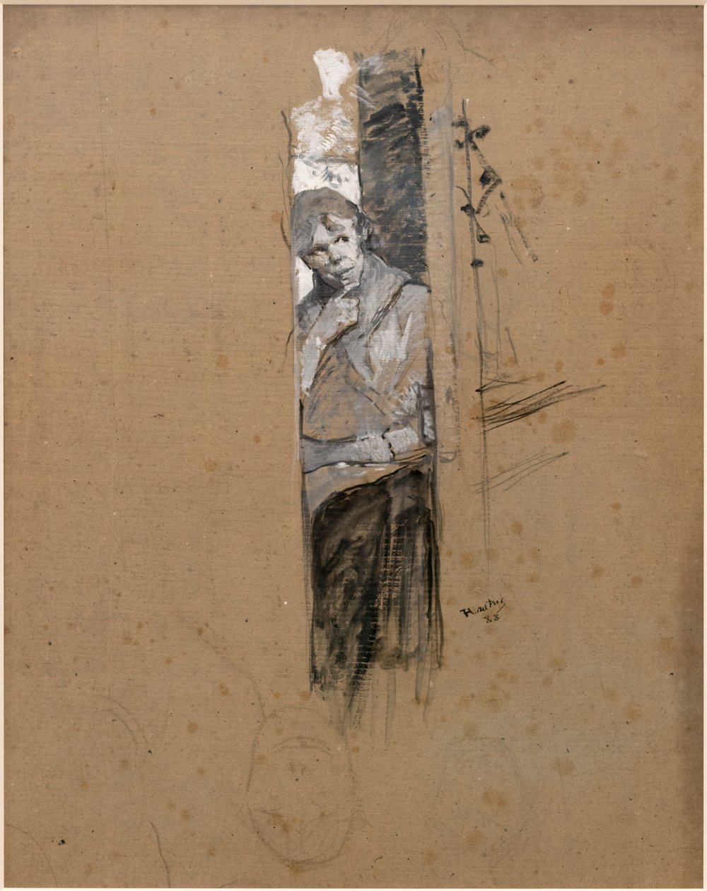 På Backstage eller Danseren af Henri de Toulouse Lautrec
