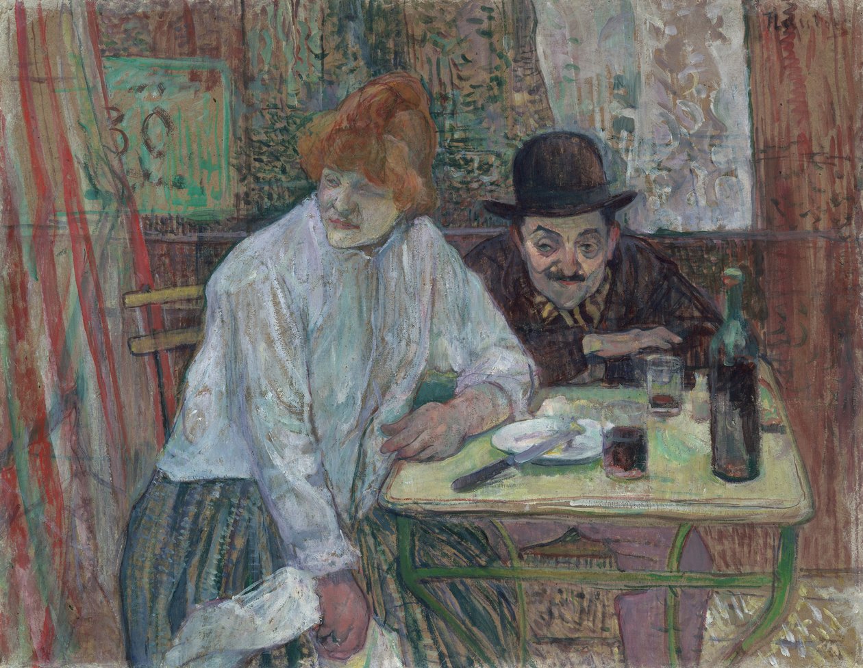 På Café La Mie af Henri de Toulouse Lautrec