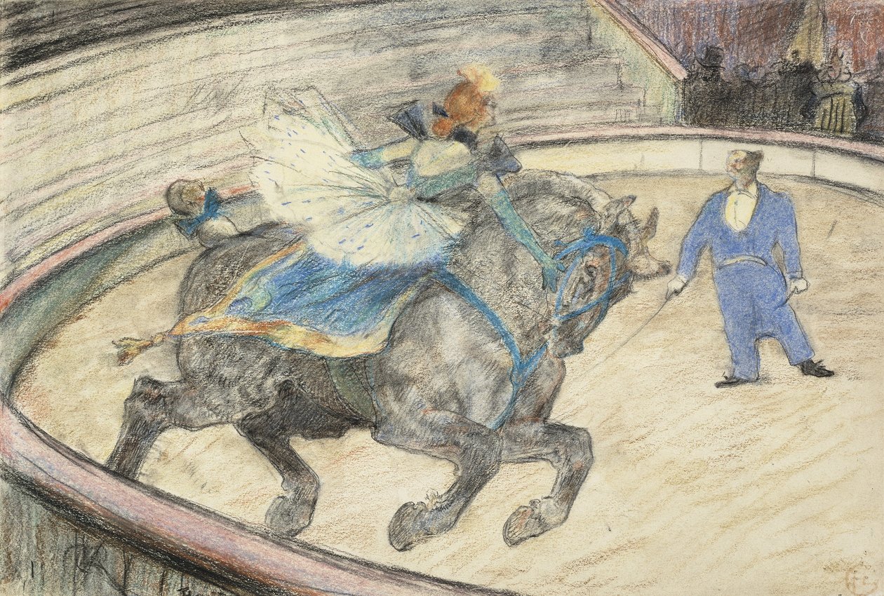 På Cirkus: Arbejdet i Ringen, 1899 af Henri de Toulouse Lautrec